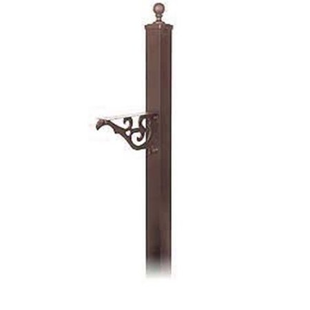 SALSBURY INDUSTRIES Salsbury Industries 4845BRZ Decorative Mailbox Post Victorian In Ground Mounted - Bronze 4845BRZ